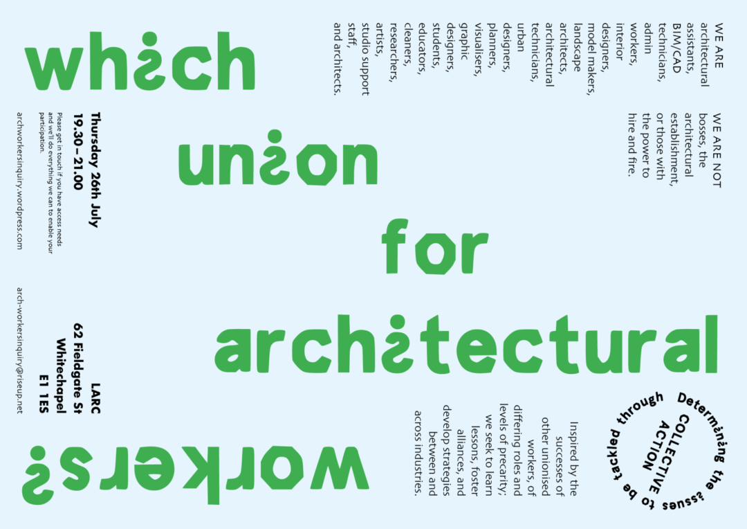 Which union for architectural workers?